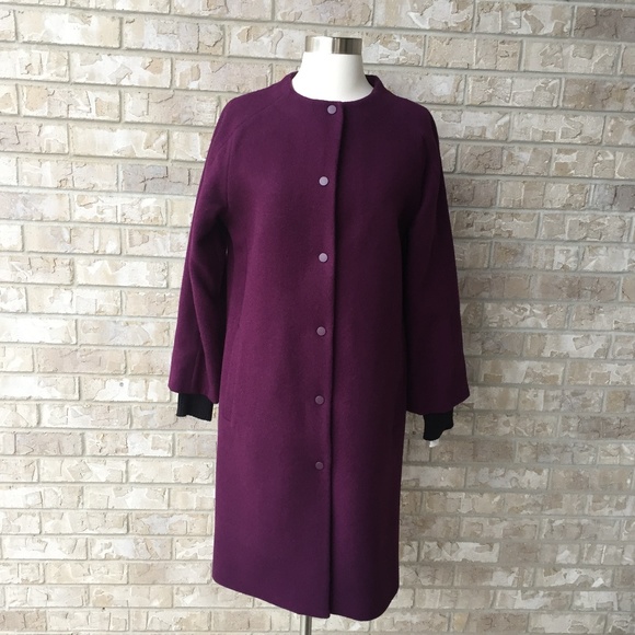 kate spade Jackets & Blazers - NWT kate spade ♠️ Saturday Purple Wool Coat Size 4